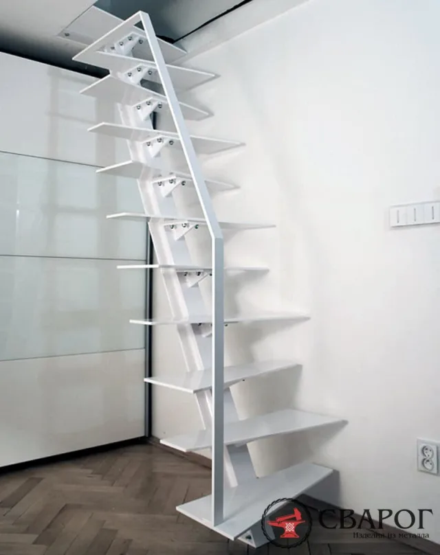 Легкая лестница в стиле Loft