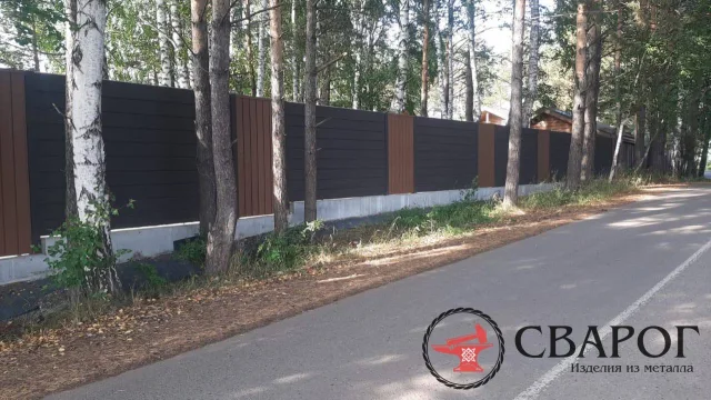 Модульное ограждение "Сварог" модерн