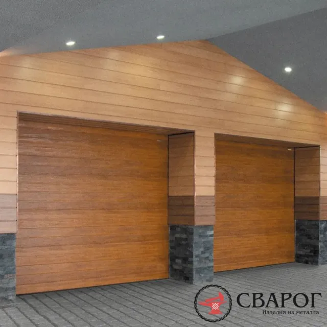 Ворота подъемно-секционные для гаража DoorHan RSD02