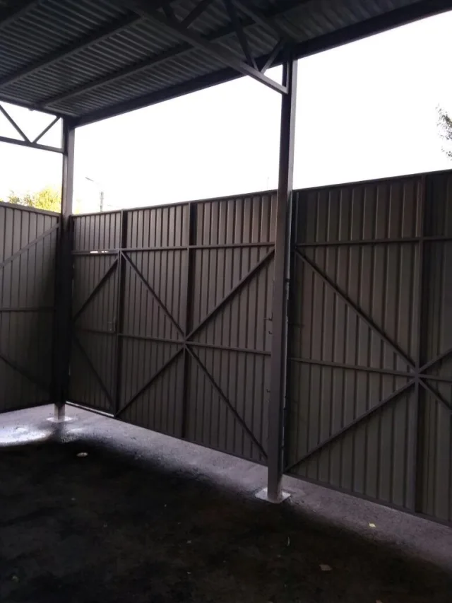 Навес для 3 контейнеров "Аба"