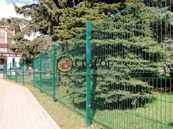 Комплект (Панели, столбы, крепления) забора из 3D сетки "Medium" 4 мм. пруток