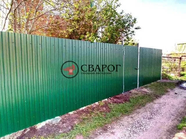 Забор из профлиста "Стандарт"