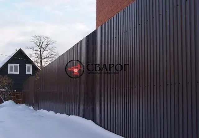 Забор из профлиста "Стандарт"