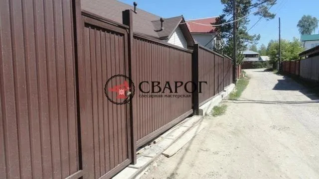 Забор из профлиста "В рамке"
