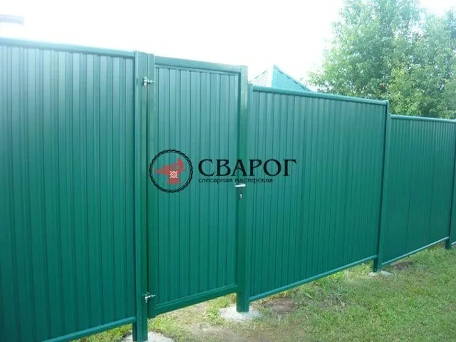 Забор из профлиста "В рамке"