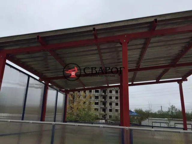 Детская теневая навес беседка 17.8 кв.м. 4 на 4