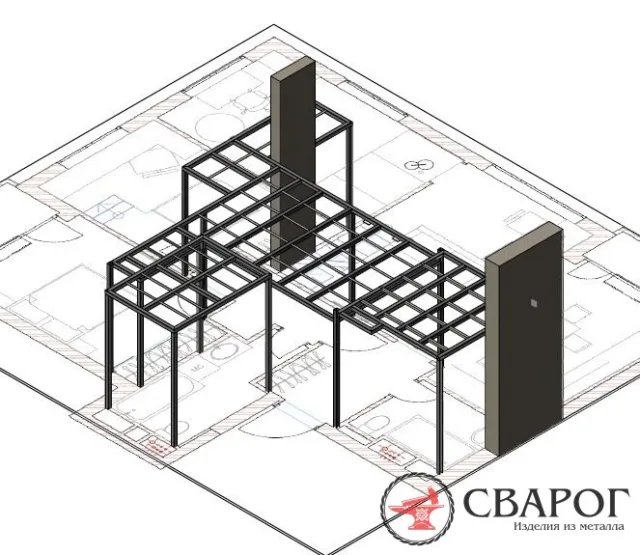 Антресольный этаж в квартиру